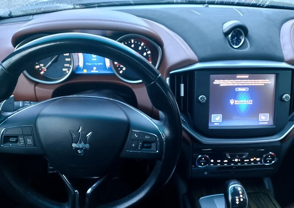 Maserati Ghibli cena 98900 przebieg: 100000, rok produkcji 2014 z Katowice małe 326